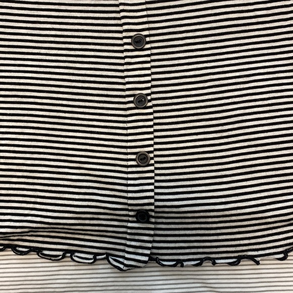 Gaze Stripped crop top sz s - Picture 2 of 4